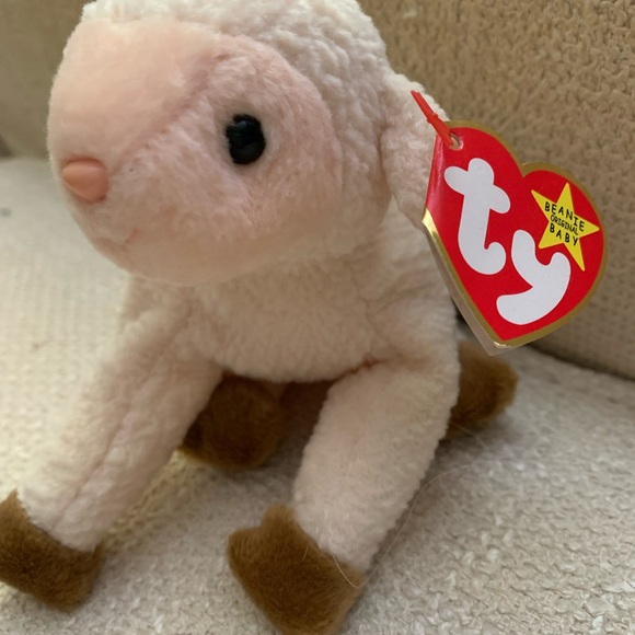 TY Original Beanie Baby Ewey The Lamb. Great condition with Tags attached - Picture 2 of 8